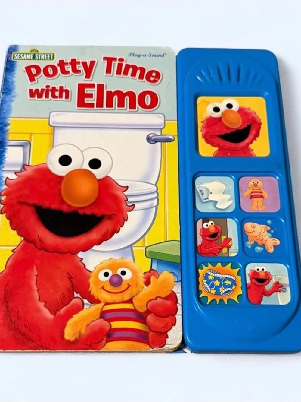 Set of 2 : Sesame Street Potty Time and Baby Einstein Sound Books -